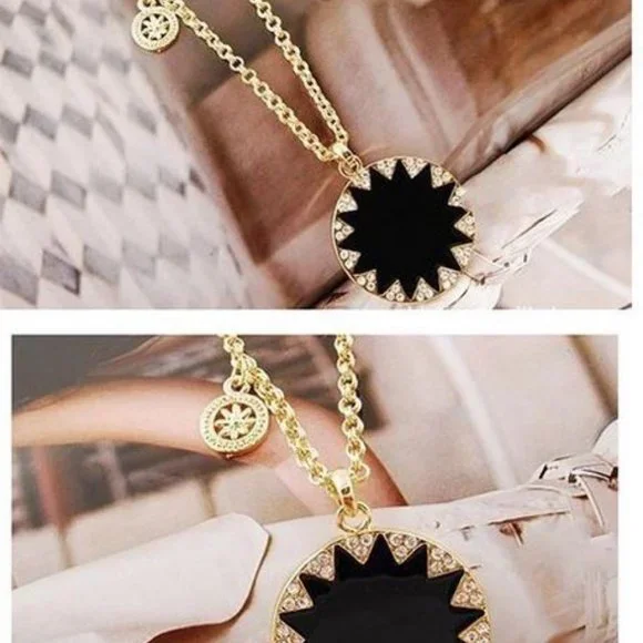 House of Harlow 1960 design Sunburst Starburst Necklace - Picture 5 of 6